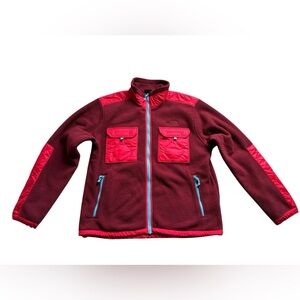 The North Face Men’s Large Royal Arch Full Zip Fleece Red  NWOT Winter Outdoor